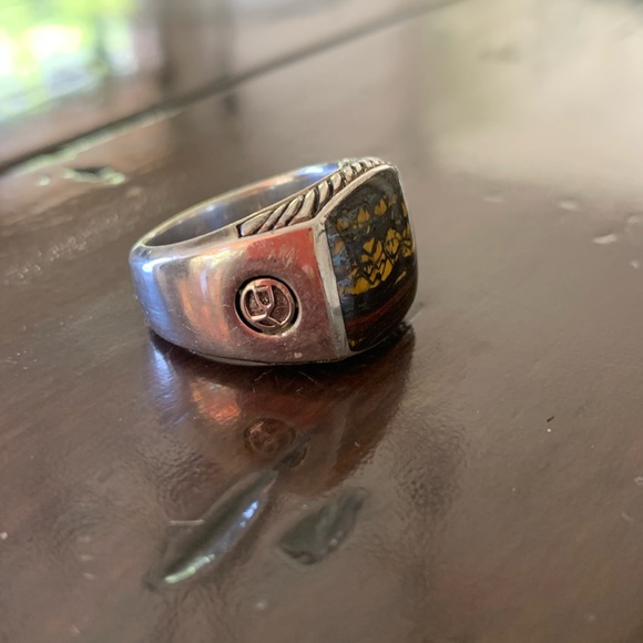 Men’s David Yurman tigers eye ring - Picture 3 of 5